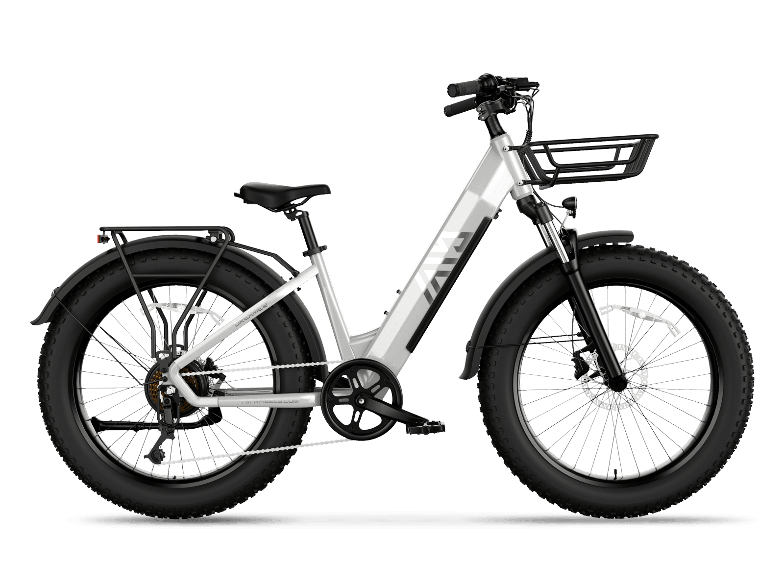 Dreamer 26" Step-Thru Fat Tire Electric Bike