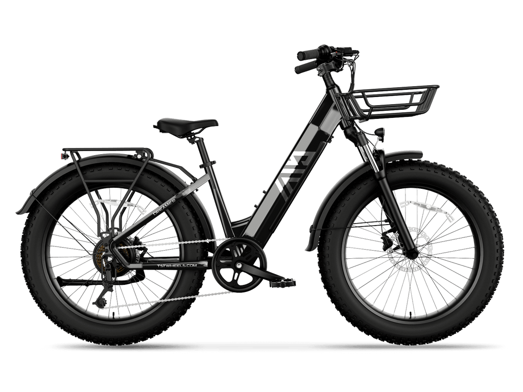 Dreamer 26" Step-Thru Fat Tire Electric Bike