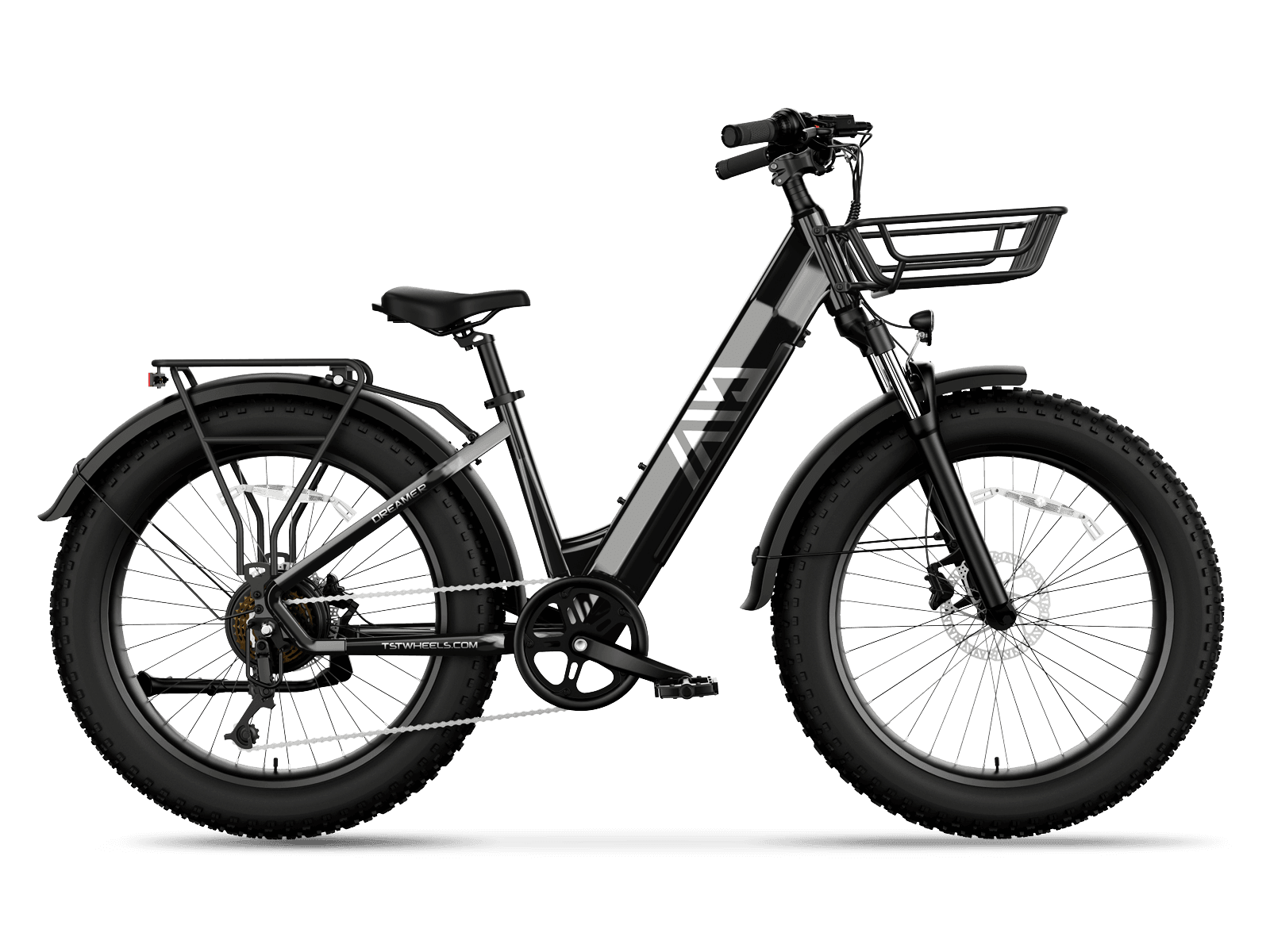 Dreamer 26" Step-Thru Fat Tire Electric Bike