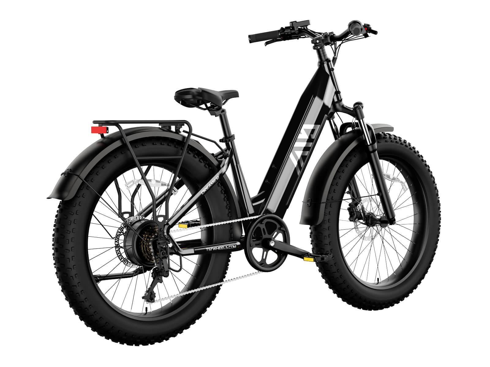 Dreamer 26" Step-Thru Fat Tire Electric Bike
