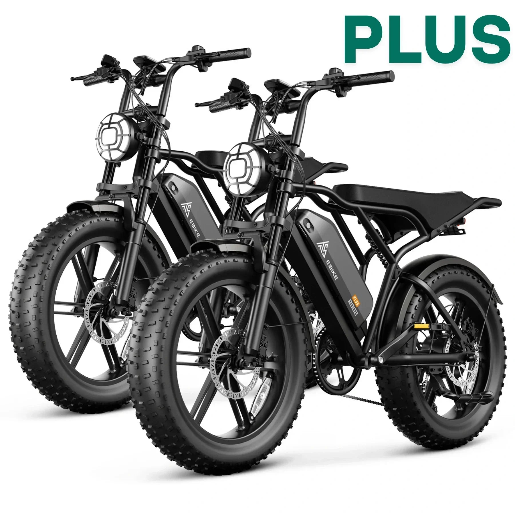 R002 20'' 1500W Full Suspension Moped-style Electric Bike