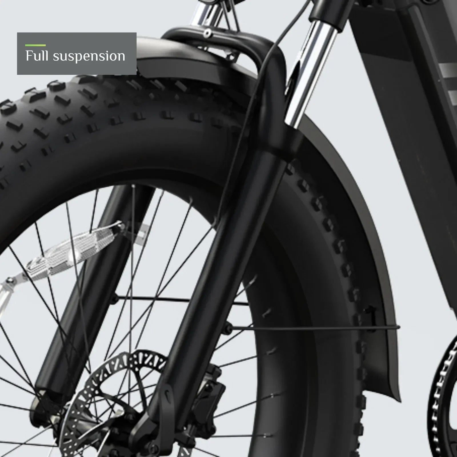 Defender 26" Fat Tire Ebike For Adult