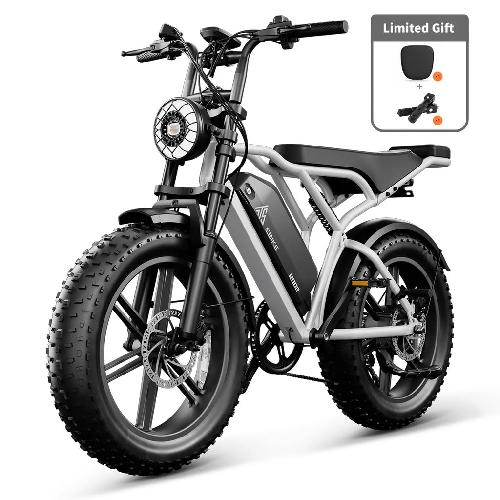 R002 20'' 1500W Full Suspension Moped-style Electric Bike