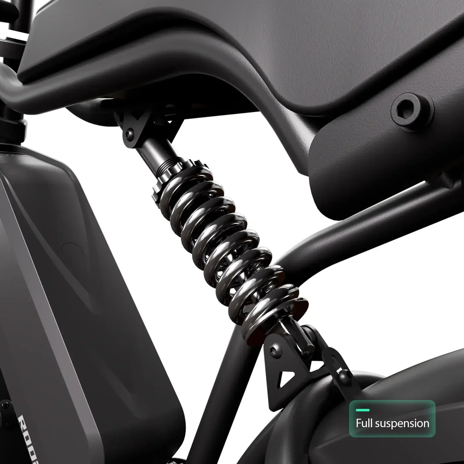 R002 20'' 1500W Full Suspension Moped-style Electric Bike