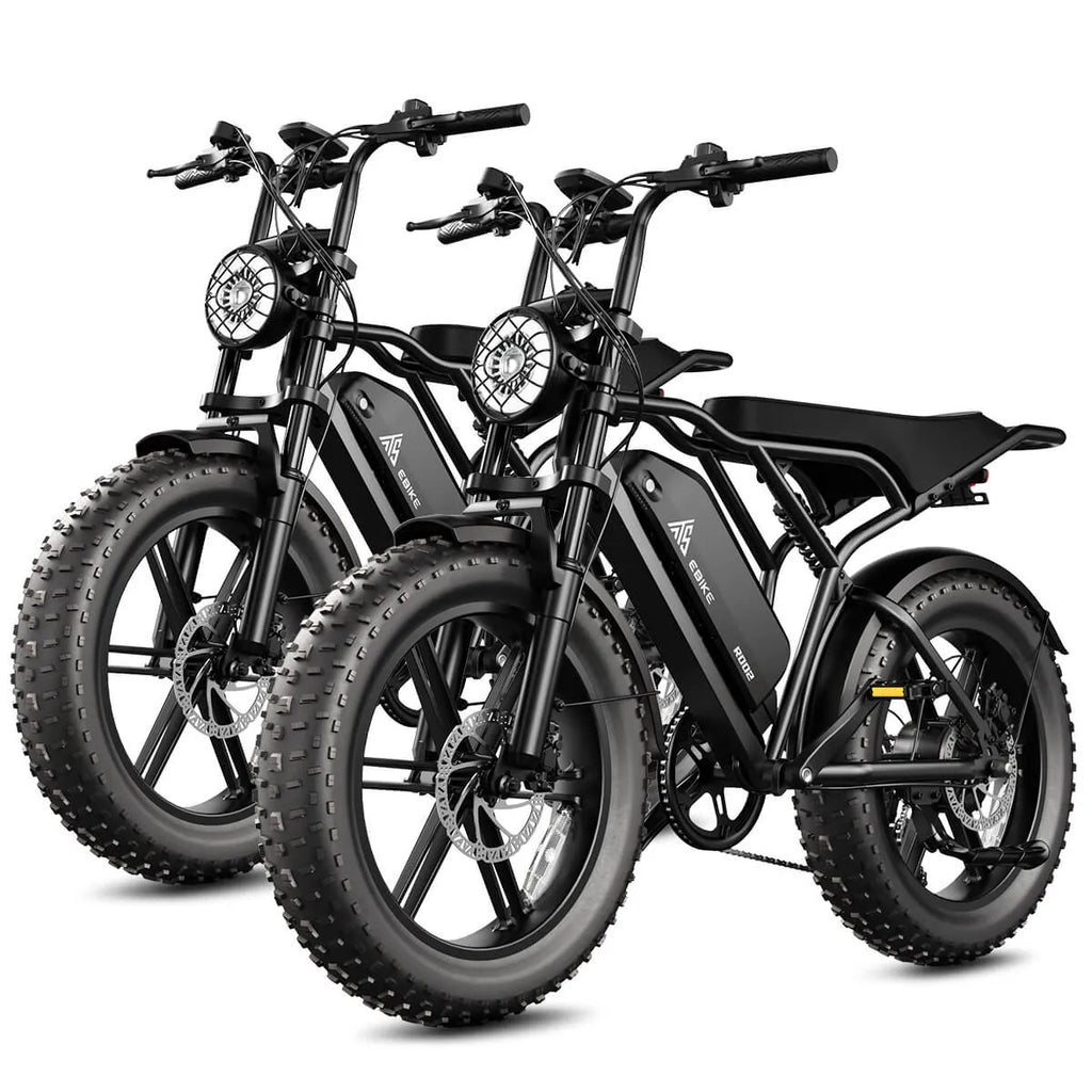 R002 20'' 1500W Full Suspension Moped-style Electric Bike