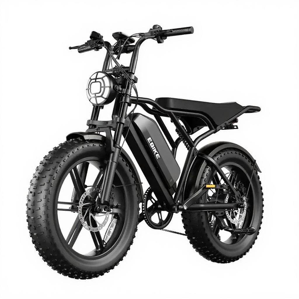 R002 20'' 1500W Full Suspension Moped-style Electric Bike