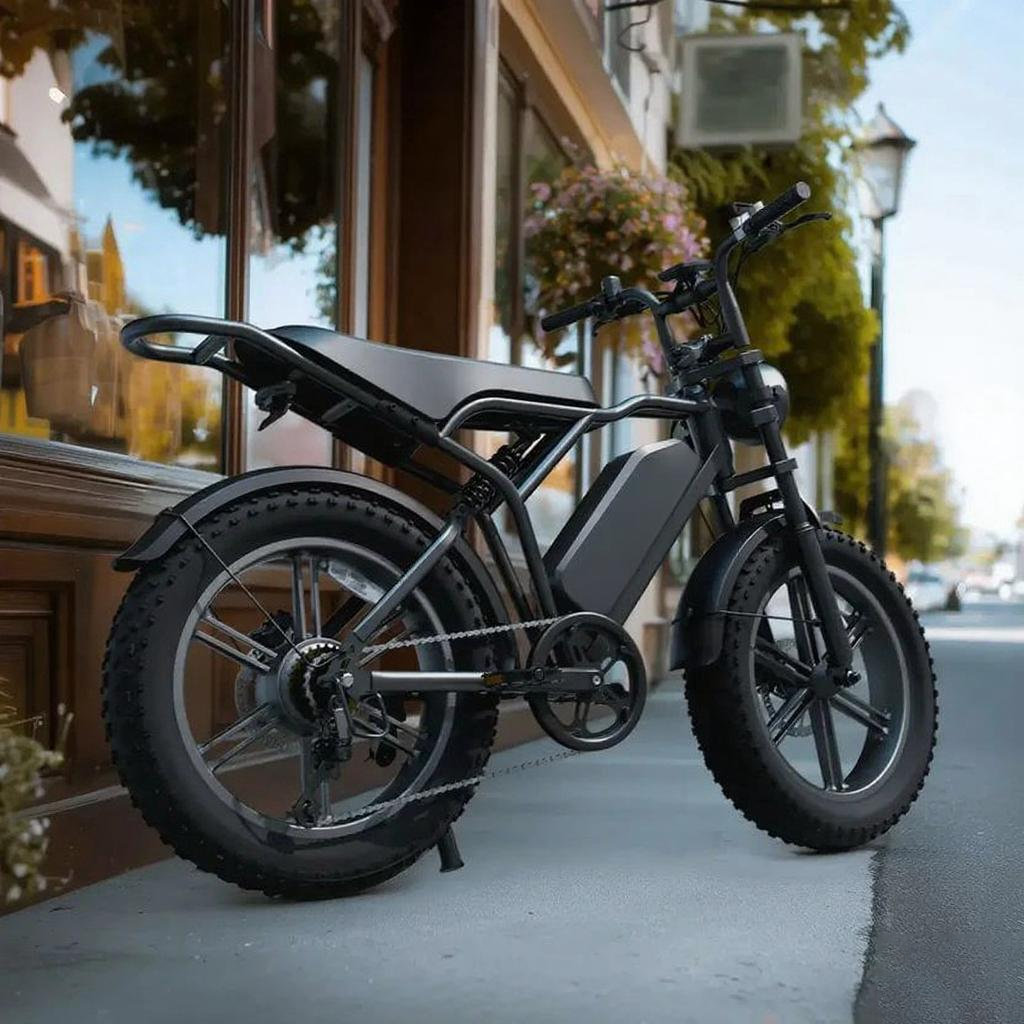 R002 20'' 1500W Full Suspension Moped-style Electric Bike